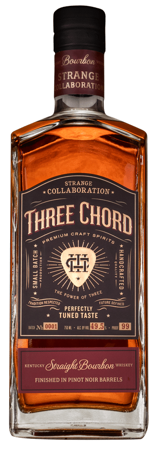 Three Chord Strange Collaboration Kentucky Straight Bourbon Whiskey
